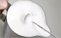 frothing milk as an alternative