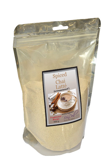 Spiced Chai Latte - UNSWEETENED 500g pouch
